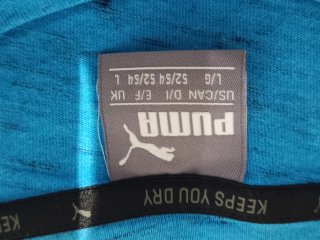 Camiseta Puma Hombre Manga Corta Azul