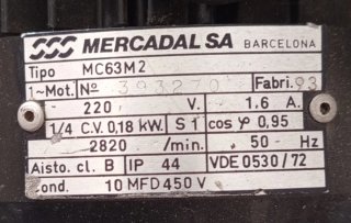 Motor de vacío para frigoríficos