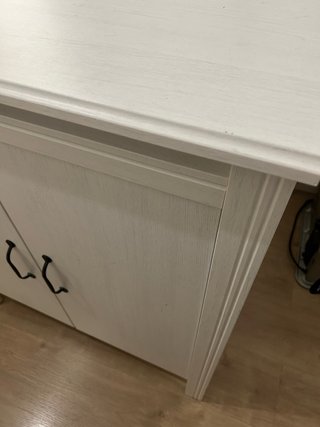 Armario IKEA 2 puertas gris/blanco