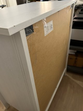 Armario IKEA 2 puertas gris/blanco