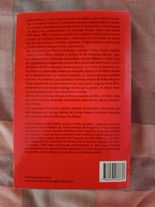 Los detectives salvajes de Bolaño (bolsillo)