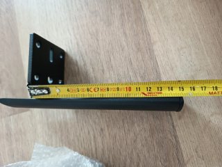 Patas metálicas negras para muebles