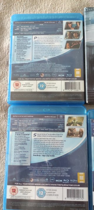 Pack Blu-ray Piratas del Caribe + Casino Royale