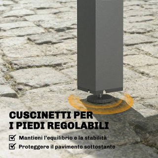 Tavolo da Giardino Allungabile per 6-8 Persone
