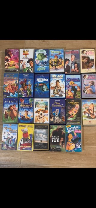 Lote 23 Películas VHS Infantiles