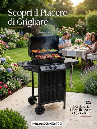 Nuovo Barbecue a gas DGBAVARIA