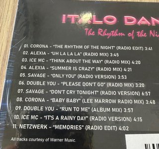 CD musica dance commerciale anni ‘90 nuovo