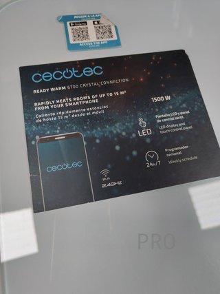 Radiador eléctrico de bajo consumo - Cecotec