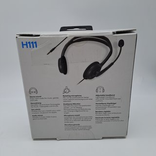 Logitech H111 Cuffie Stereo con Microfono Jack 3,5