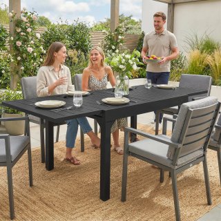 Tavolo Allungabile Giardino 4-6 Posti 80/160x80cm