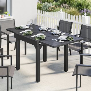 Tavolo Allungabile Giardino 4-6 Posti 80/160x80cm