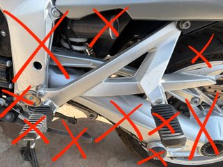 Soporte estribera BMW K 1200 GT izquierdo