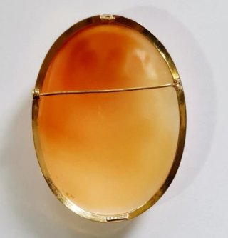 Camafeo Italiano vintage de Oro 750
