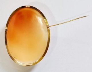 Camafeo Italiano vintage de Oro 750