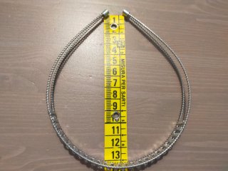 Cerchietto per capelli con strass in metallo
