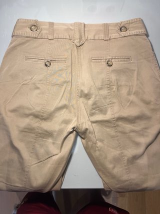 Pantalón capri beige Massimo Dutti mujer