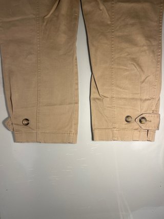 Pantalón capri beige Massimo Dutti mujer
