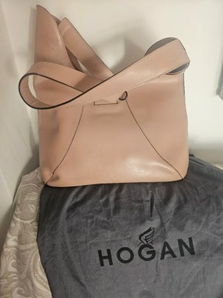 Borsa Hogan Beige Pelle
