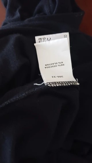 Vestito Camomilla nero taglia S