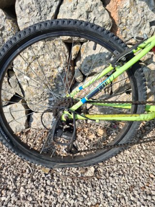 Bicicleta infantil Rockrider verde