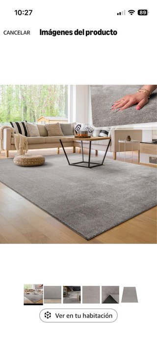Alfombra rectangular 160x220 seminueva