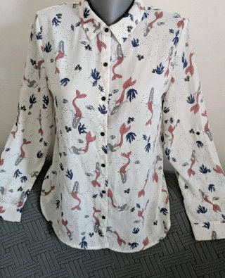 Camisa vintage sirenas