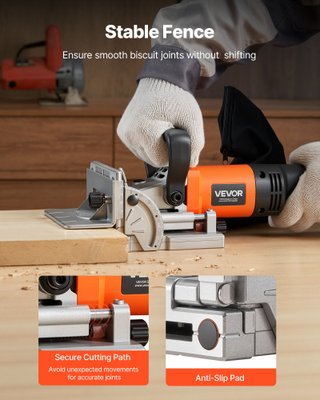 Fresatrice a Lamelle 760W con Sacchetto Polvere