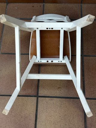 Silla IKEA INGOLF madera maciza blanca