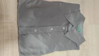 Camisa H&M cuadros azul y rosa