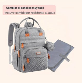 Mochila BabbleRoo Gris