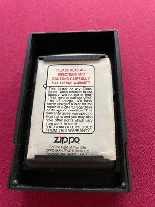Encendedor Zippo Venetian original 1988 con caja