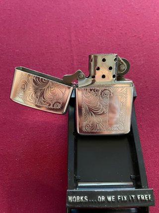 Encendedor Zippo Venetian original 1988 con caja