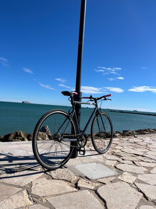 Bicicleta Speed 500 Decathlon Gris