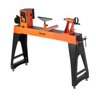 Tornio per Legno da Banco 1500W Giri Variabili
