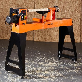 Tornio per Legno da Banco 1500W Giri Variabili
