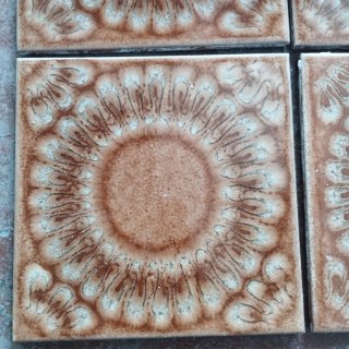9 Azulejos Cerámica Vidriada