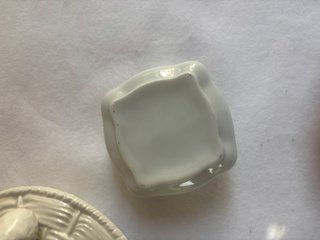 Lotto 3 pezzi porcellana vintage