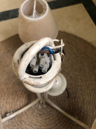 Lampara nueva beige