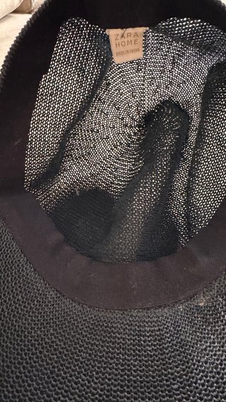 Gorra Zara tejida gris