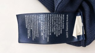 Tommy Hilfiger Jersey Hilo Fino Hombre Azul Marino