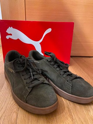 Zapatillas Puma Talla 41 Marrones/Verdes