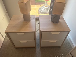 2 Comodini con Lampade