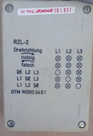 Ptovador giratorio de fases ABB RZL-2