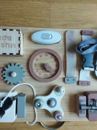 Tablero sensorial Montessori