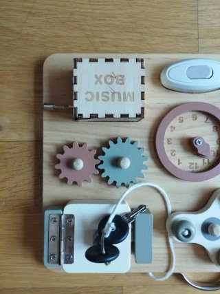 Tablero sensorial Montessori