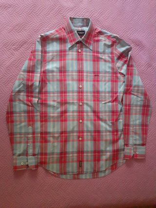 Camisa McGregor cuadros tonos azul rojo