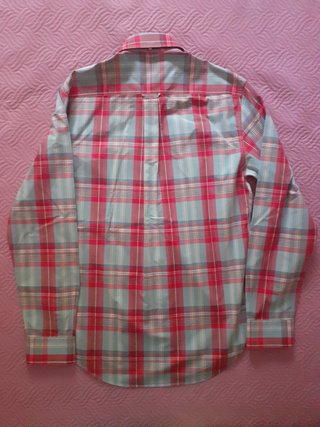 Camisa McGregor cuadros tonos azul rojo