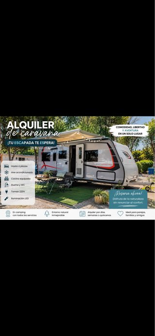 Alquiler de caravana por dia