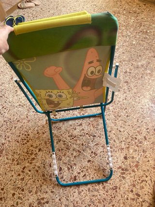 Hamaca infantil Bob Esponja y Patricio