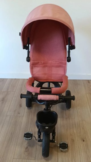 Triciclo evolutivo rosa para niña Kinderkraft
